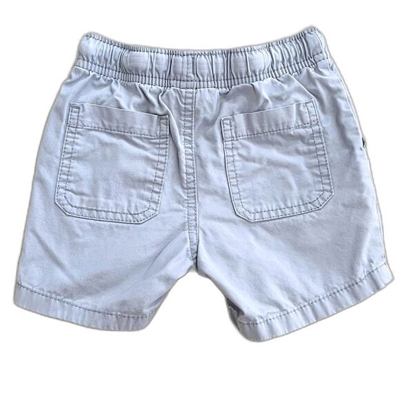 Cat & Jack Baby Boys Gray Shorts 4 Pockets Elastic Waist Drawstring Size 18m - Picture 2 of 5